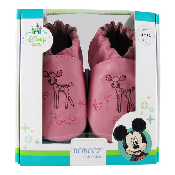 Bashful Bambi Soft Soles 6-12 months - Pink (Robeez)