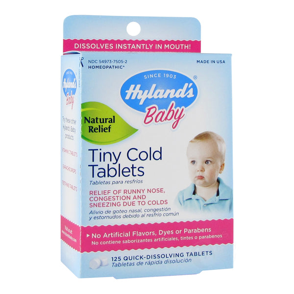 Baby Tiny Cold Tablets - 125 tab (Hyland's)