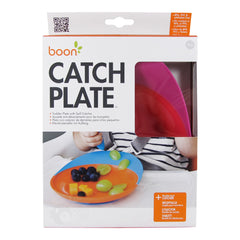 Catch Plate Toddler Plate with Spill Catcher - Pink/Purple (Boon)