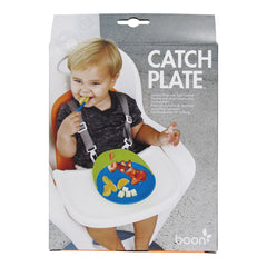 Catch Plate Toddler Plate with Spill Catcher - Pink/Purple (Boon)