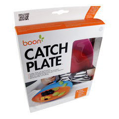 Catch Plate Toddler Plate with Spill Catcher - Pink/Purple (Boon)