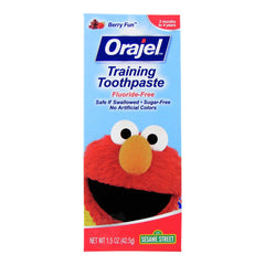 Elmo Fluoride-Free Training Toothpaste Berry Fun - 1.5 oz. (Orajel)