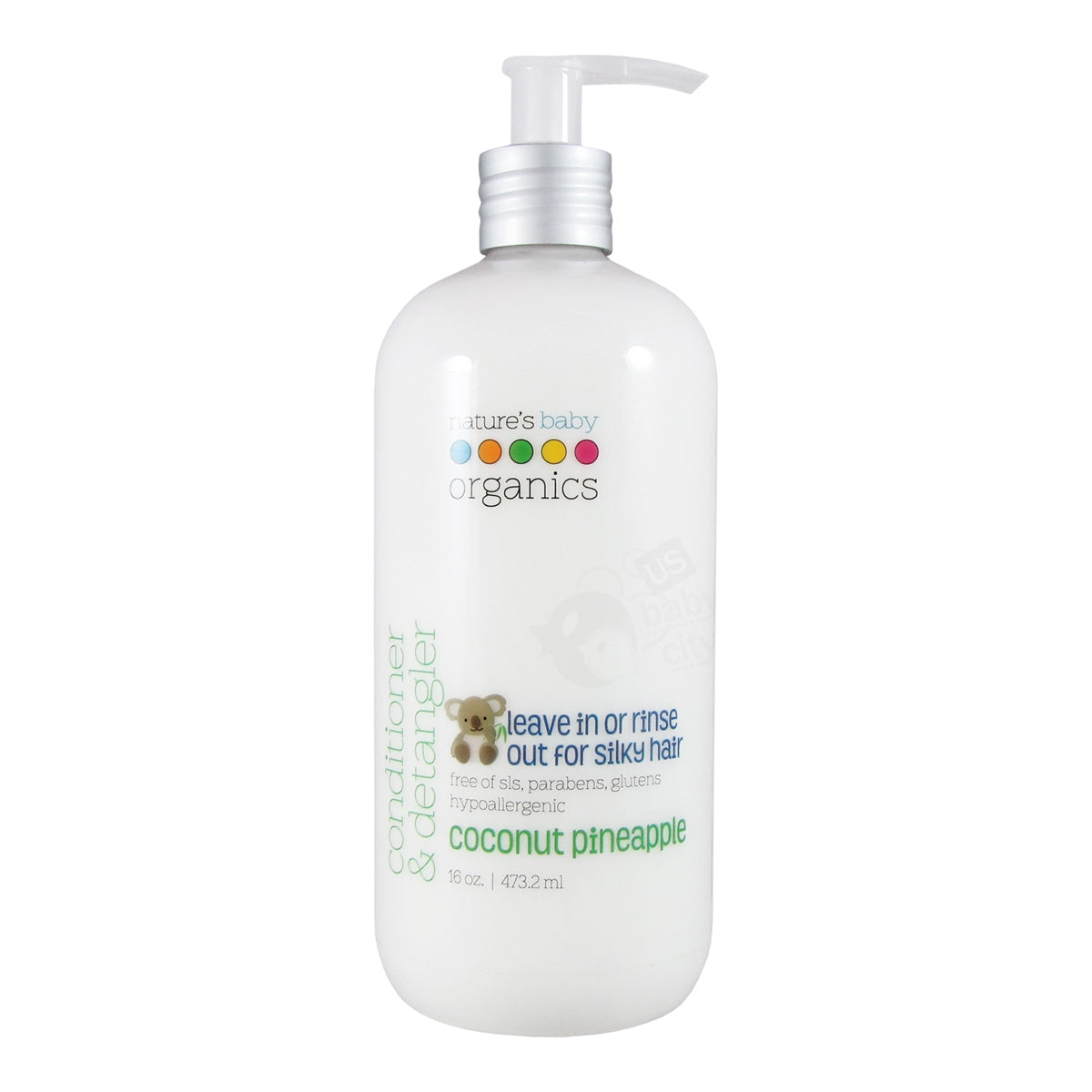 Conditioner & Detangler Coconut Pineapple - 16 oz. (Nature's Baby Organics)