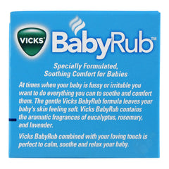 Babyrub Soothing Ointment - 1.76 oz. (Vicks)