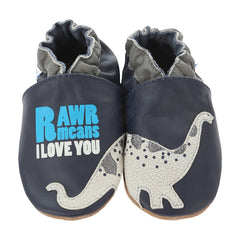 Dylan the Dino Soft Soles 6-12 months - Navy (Robeez)