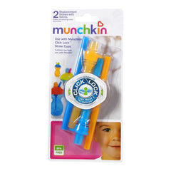 Click Lock Replacement Straws with Valves - 2 pack (Munchkin)