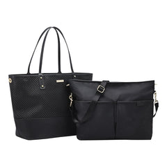 Duet 2-in-1 Diaper Tote Black (Skip Hop)