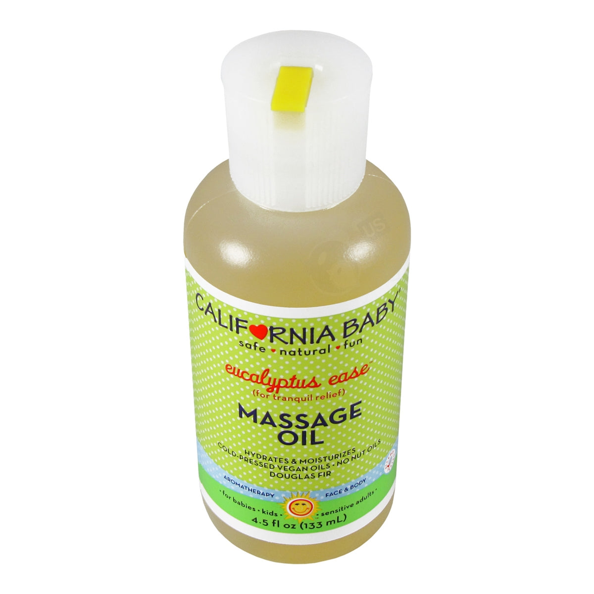 Eucalyptus Ease Massage Oil - 4.5 oz. (California Baby)