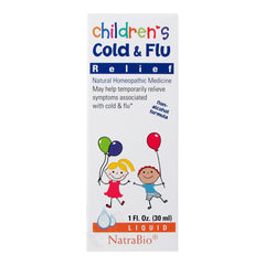 Children's Cold & Flu - 1 oz. (NatraBio)