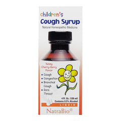 Children's Cough Syrup - 4 oz. (NatraBio)