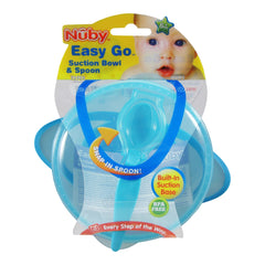 Easy Go Suction Bowl and Spoon 6 pack (Nuby)