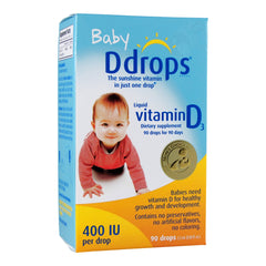 Baby Ddrops 400 IU 90 Drops - 0.08 oz. (Ddrops)