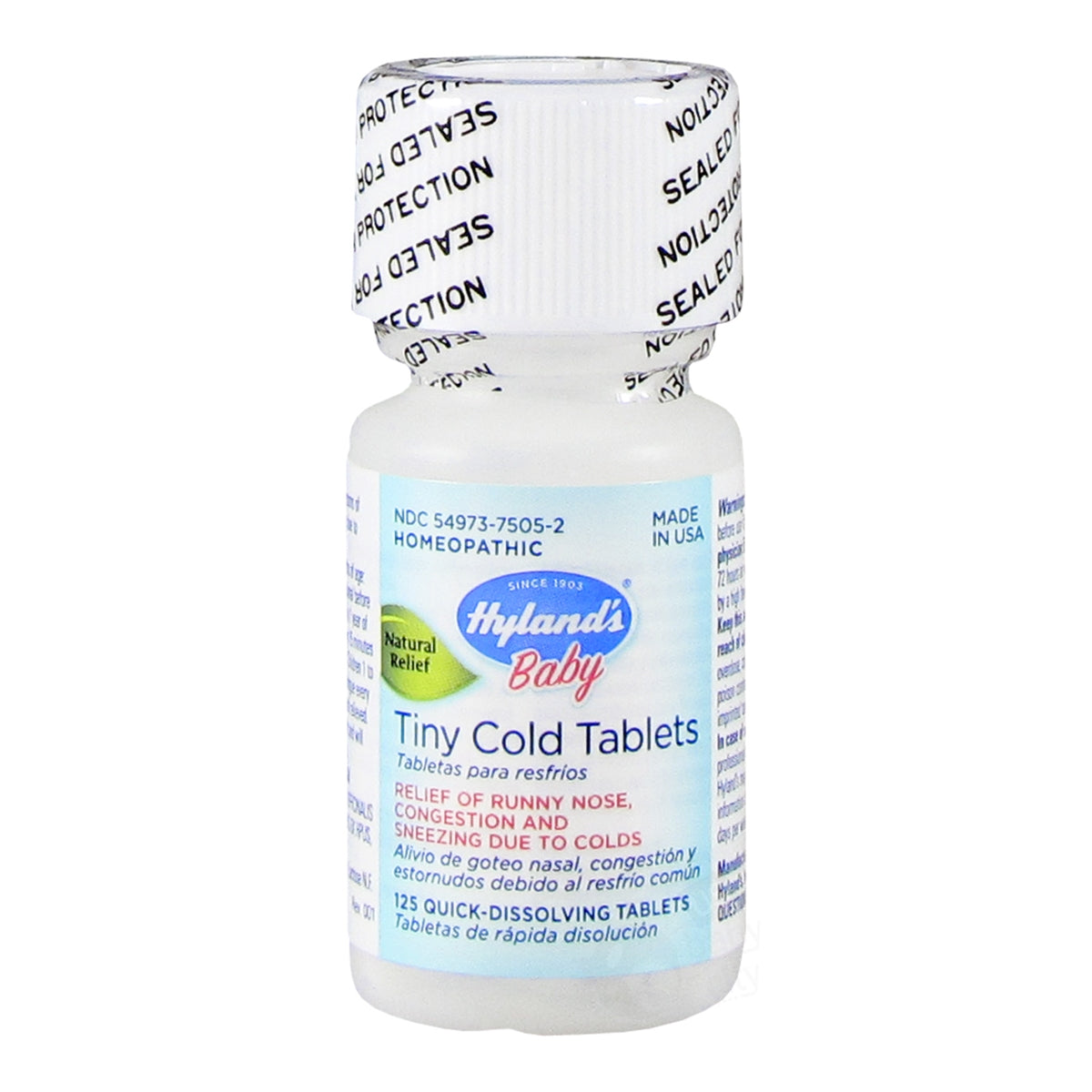 Baby Tiny Cold Tablets - 125 tab (Hyland's)